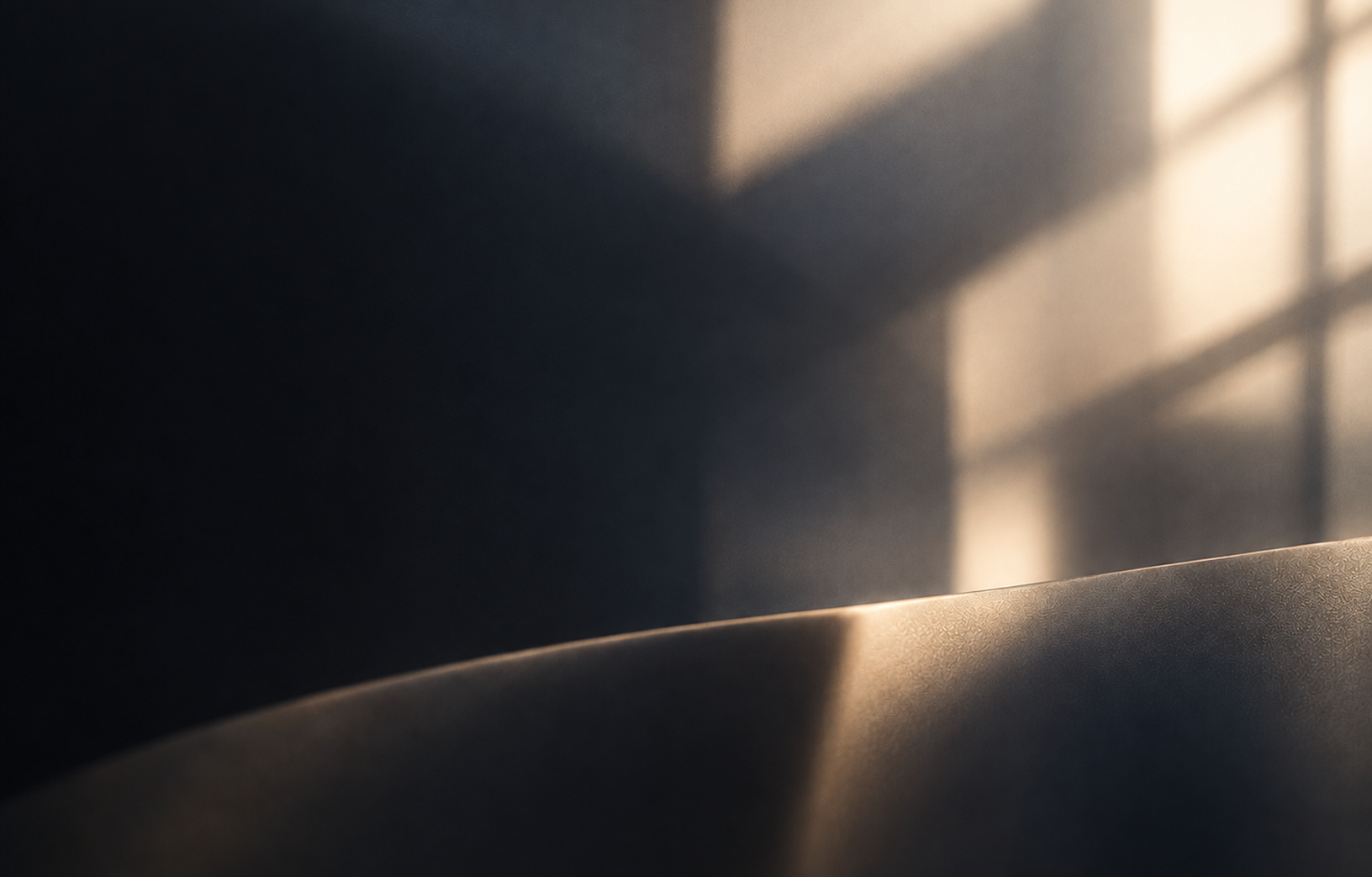 Evening light across a quiet workspace